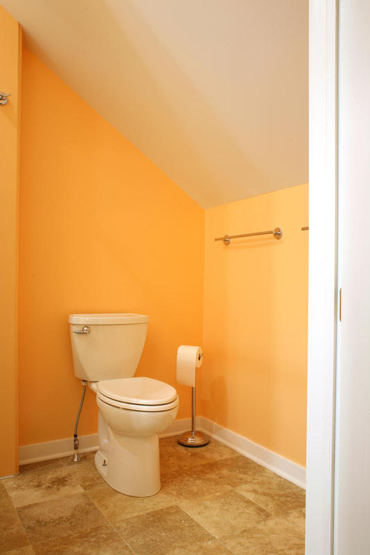 Cheery orange walls