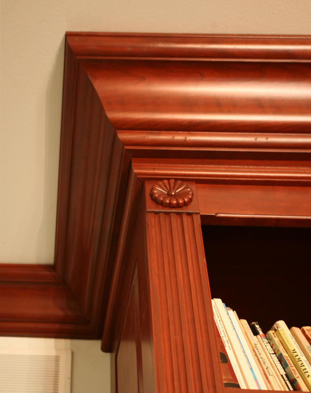 7-1/2" Solid Cherry Crown Moulding