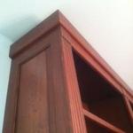 Upper cabinet without trim