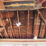 Exposed Roof Rafters/Standing under beam